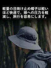 軽量透湿フィッシャーハット【アウトドア・サマー用・防晒・登山・釣り】