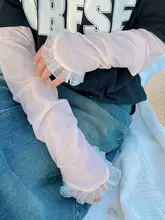 フレンチスイートレース アームカバー 夏 薄手スタイル