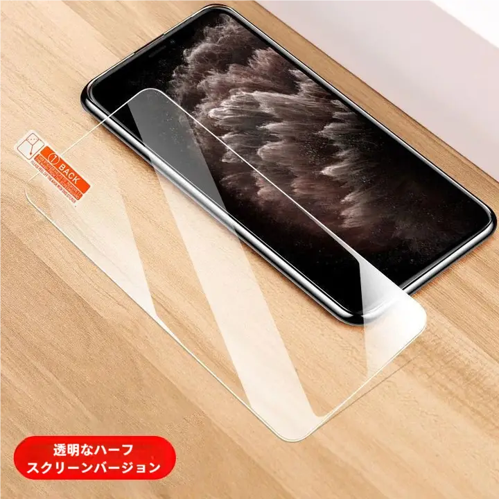 スマートフォン用高透明度ガラスフィルム【対応機種多数・傷防止・強化ガラス】