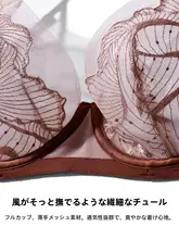 軽量カップで極上の柔らかさ！セクシーな大きいサイズのブラジャー【ソフトワイヤー・大胸用】
