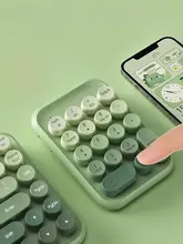 BOW Bluetoothワイヤレス二模式ミニキーボード【充電式・ポータブル・会計用】