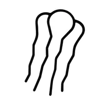 新中式のU型ヘアピン【四歯・ヘアアップ対応・隠れたデザイン】