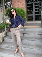 快適なストレートパンツ【秋用・細身・カジュアル】（セットアップ対応）