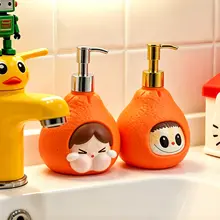 バスルーム用ディスペンサー【おしゃれなデザイン・液体石鹸・シャンプー・洗面器に最適】
