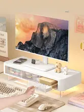 デスクトップ用モニター昇高スタンド【オフィス・キーボード収納・姿勢サポート】