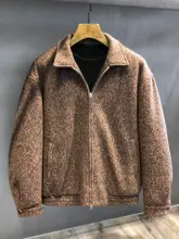 白鹅绒使用！翻 collar のメンズダウンジャケット【冬用・保温性・ウールコート風】