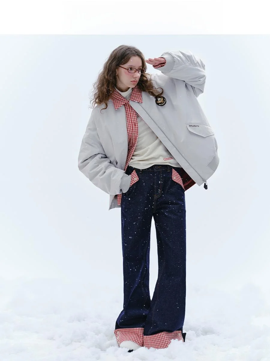 11月末に着るべき冬物の服は？レッドチェックの万能デニムパンツが解決する理由