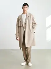 秋冬用高級感ある精練ウールのフィットパンツ【ストレート・メンズ】