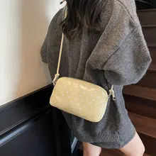 おしゃれな腋下バッグ【通勤用・ショルダー・赤いドット・小型】