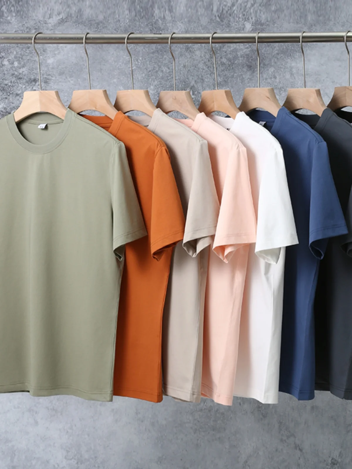 夏用 メンズ Tシャツ【液氨工芸・ソロナテクノロジー素材・無地・フィット】