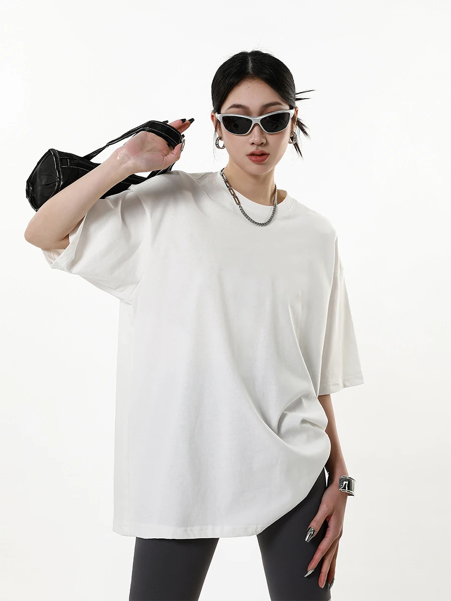 ICH MODE シンプル300gコットン短袖Tシャツ【夏用・ゆったりフィット】
