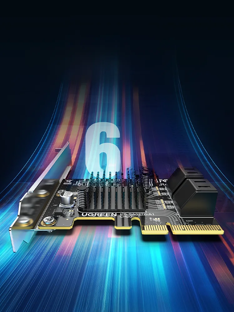 UGREEN CM528 PCIe to SATA3.0 拡張カード：6Gbpsで多ポートを 実現するデスクトップPC向け接続解説