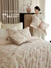 STARZHOME 高品質長綿使用の寝具セット【保温性・抗菌加工・モダン中華スタイル・掛け布団カバー・シーツ付き】（セットアップ対応）