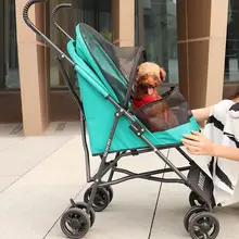 ペット用折りたたみ式キャリーカー【小型犬・猫用・軽量・便利な外出用】