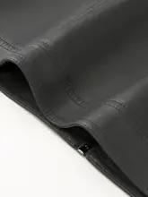 レトロクラシックなPUレザーショートジャケット【バイクスタイル・スタンドカラー・メンズ用】