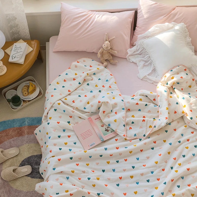 全棉製ダブルガーゼ夏用冷却ケット：ひんやり敷布団の効果と実際の使い方