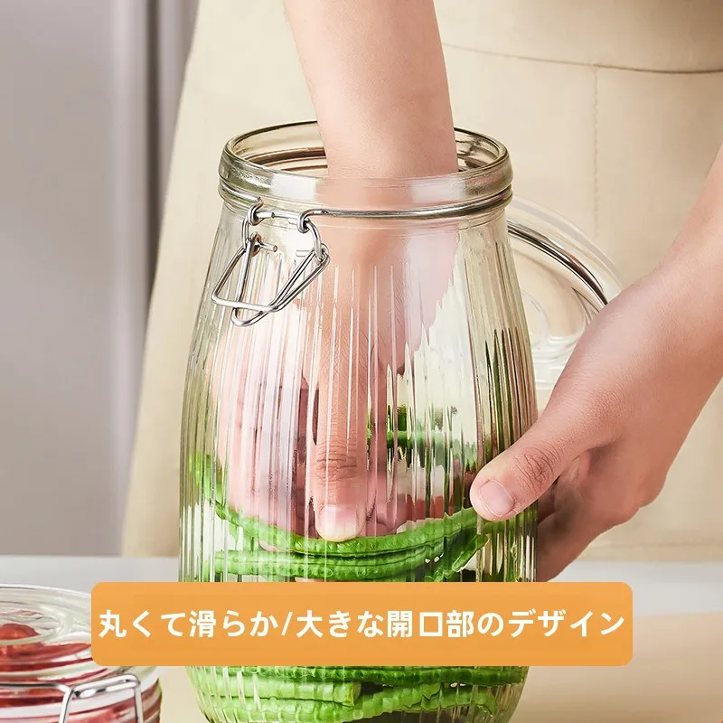 キッチンをスッキリ整理！収納グッズおすすめ　密封ガラス瓶の完全ガイド