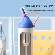 大容量保温ボトル【男性用・スリムデザイン・持ち運び便利・吸管付き】