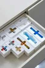 多機能収納ボックス【引き出し用・クロス口デザイン・玄関整理用】