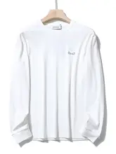 快適な着心地のメンズ長袖Tシャツ【ラウンドネック・秋冬用・ストレッチ素材】