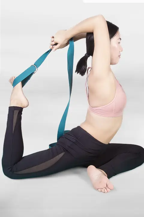 肩を開くヨガストレッチバンド【純綿・姿勢矯正・補助用品】