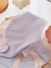 高腰の大きいサイズのアイスシルク平角ショーツ【抗菌・透湿・無痕・夏用】