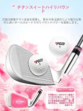 pgm 女性用ゴルフクラブ 七号アイアン【ステンレス製・軽量チタンフェース・練習用・試合用】