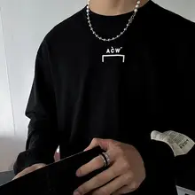 珍珠を使用したシンプルデザインのネックレス【男女兼用・夏向け・カジュアルスタイル】