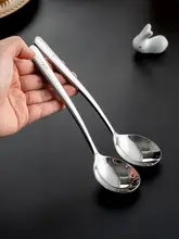 onlycook 316ステンレス製スプーン【食品グレード・ロングハンドル・丸型】