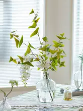 フェイクグリーン 造花 観葉植物 リーフ 丈長 インテリアグリーン フラワーアレンジメント リビング 置物 デコレーション