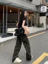 MMMOUND カモフラージュ ワークパンツ【多ポケット・春用・カジュアル・レディース】