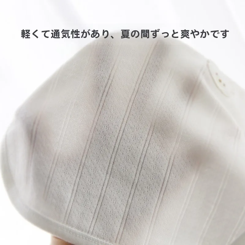新生児3週目にぴったりの前掛けは、本当に「軽やか」なコットンが勝る？