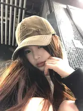 レトロアメリカンプリント野球帽【春夏用・男女兼用・トレンドデザイン】