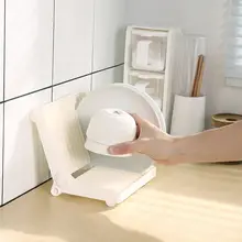 折りたたみ式ディッシュドレーナー【浅型・プラスチック製・食器収納・カップ・カトラリー用】