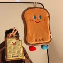 かわいい吸水性ハンドタオル【掛け式・ふんわり厚手・カートゥーンデザイン・キッチンや洗面所用】