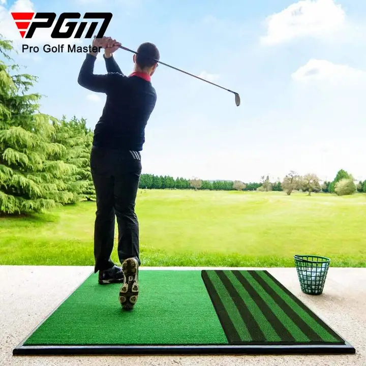 PGM ゴルフ打撃マット シミュレーター 3Dスプリング練習場用ボールマット【スイング練習器】