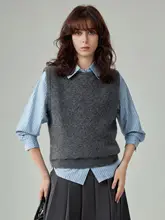クラシックな青いストライプの長袖シャツ【春秋用・ビジネス・通勤対応】