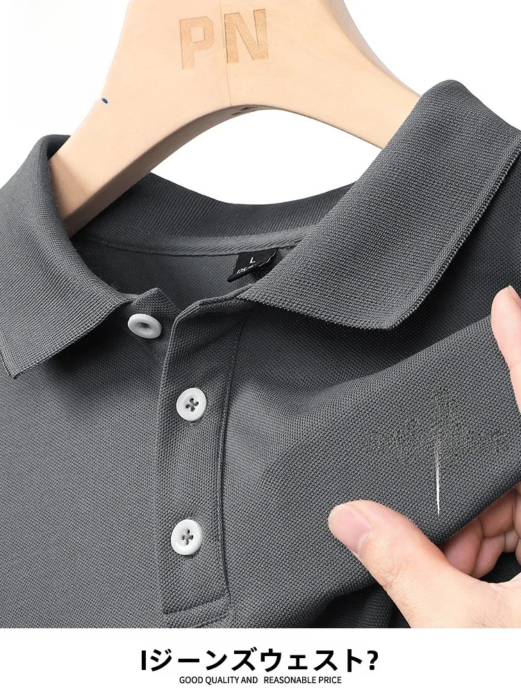 ネイビー ポロシャツ：Jeanswestの夏用印刷デザインポロシャツが提供するゆったりフィットスタイル