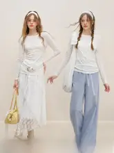 薄透け感のあるライサール製 長袖カーディガン【鈴蘭プリント・フィット】