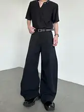 スラックス メンズ ワイド カーブライン ドレープ感 デザイン性 上品 着回し ゆったり「MARTHENAUT」
