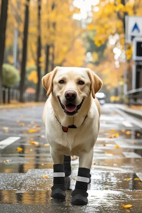 犬用防水ハイカットシューズ【耐磨・反射材付き・中大型犬用】