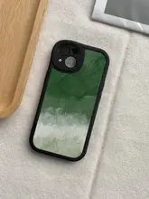 アート風の油絵デザイン iPhone用ケース【全包タイプ・柔らかい素材に対応】