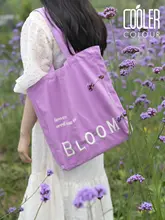 トートバッグ レディース キャンバス 刺繍 キュート カラフル カジュアル インスタ映え 夏「CoolerColour」