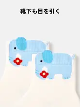 可愛いカートゥーンデザインのレディース薄手ショートソックス【夏用・浅口タイプ】