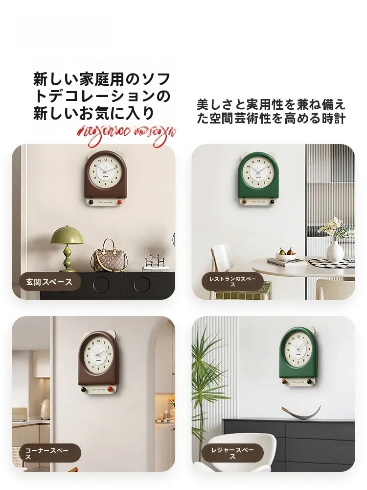 穴あけ不要 おしゃれなクリーム風壁掛け時計：レトロデザインでリビングに最適な設置ガイド