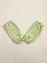 水洗棉製 長袖カラースリーブ【男女兼用・秋冬用・防油汚れ対策】（セットアップ対応）