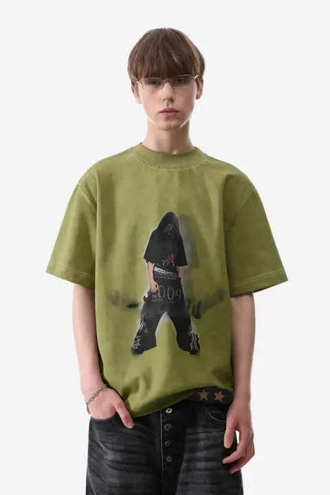 アートデザインのストリートカルチャーTシャツ【ヴィンテージ風・ショートスリーブ】