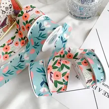 ローズリーフサテンリボンDIY手芸材料【優雅なデザイン・布製】