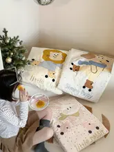 夏掛け布団 キッズ ボーイズ ガールズ ダブルガーゼ 綿100% アップリケ カートン 薄手 エアコンケット 韓流