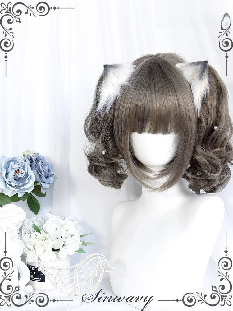 スワンジャ ラブロリータ ボボヘアウィッグ：女子刈り上げロングに最適な自然な長さとカール表現
